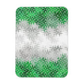 Magnet Flexible Drapeau de fierté grise romantique abstrait ondulé (Vertical)