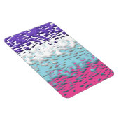 Magnet Flexible Drapeau de fierté multisexuel funky trippy ondulé (Côté Droit)