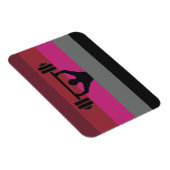 MAGNET FLEXIBLE DRAPEAU DE FIERTE MUSCLE (Côté Droit)