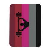 MAGNET FLEXIBLE DRAPEAU DE FIERTE MUSCLE (Vertical)