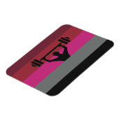 MAGNET FLEXIBLE DRAPEAU DE FIERTE MUSCLE (Côté Gauche)