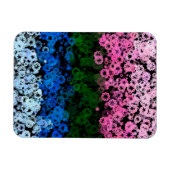 Magnet Flexible Drapeau de fierté Omniromantique Fleuris Mignon Ré (Horizontal)