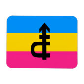 Magnet Flexible Drapeau de fierté pansexuelle (Horizontal)