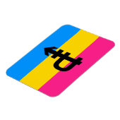 Magnet Flexible Drapeau de fierté pansexuelle (Côté Gauche)