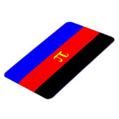 Magnet Flexible Drapeau de fierté polyamoureuse (Côté Gauche)