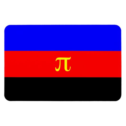 Magnet Flexible Drapeau de fierté polyamoureuse (Horizontal)