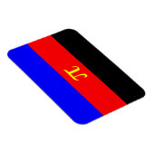 Magnet Flexible Drapeau de fierté polyamoureuse (Côté Droit)