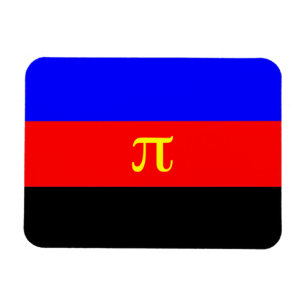 Magnet Flexible Drapeau de fierté polyamoureuse