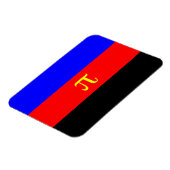 Magnet Flexible Drapeau de fierté polyamoureuse (Côté Gauche)
