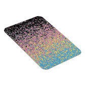 Magnet Flexible Drapeau de fierté polygender pixelisé funky tripan (Côté Droit)
