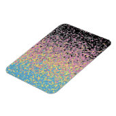 Magnet Flexible Drapeau de fierté polygender pixelisé funky tripan (Côté Gauche)