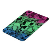 Magnet Flexible Drapeau de Fierté Polysexuel Groovy Éclectique Rét (Côté Gauche)