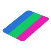 Magnet Flexible Drapeau de fierté polysexuelle (Côté Gauche)