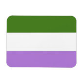 Magnet Flexible Drapeau de fierté queer (Horizontal)