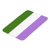 Magnet Flexible Drapeau de fierté queer (Côté Gauche)