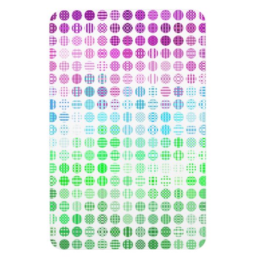 Magnet Flexible Drapeau de fierté Toric abstrait boho éclectique G (Vertical)
