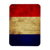 Magnet Flexible Drapeau de France à Grunge (Vertical)