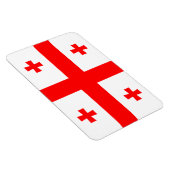 Magnet Flexible Drapeau de Géorgie (Côté Droit)
