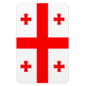 Magnet Flexible Drapeau de Géorgie (Vertical)