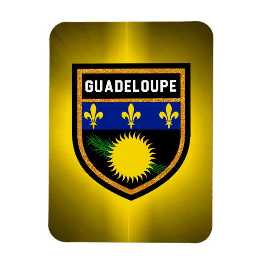Magnet Flexible Drapeau de Guadeloupe (Vertical)