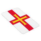 Magnet Flexible Drapeau de Guernesey (Côté Droit)