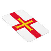 Magnet Flexible Drapeau de Guernesey (Côté Droit)