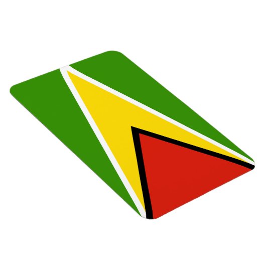 Magnet Flexible Drapeau de Guyana (Côté Droit)