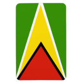 Magnet Flexible Drapeau de Guyana (Vertical)