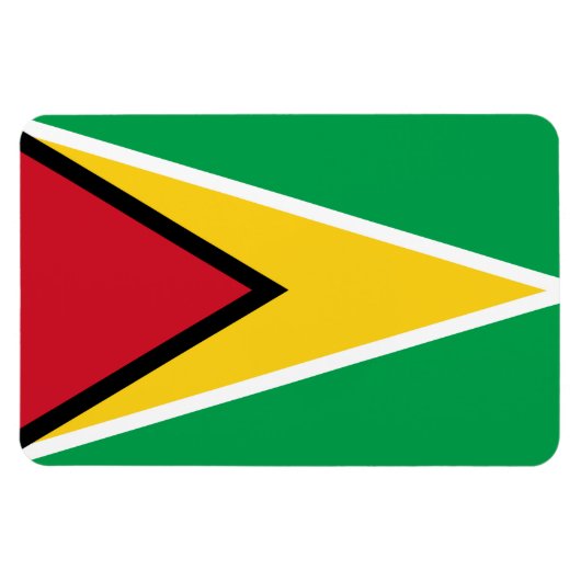Magnet Flexible Drapeau de Guyana (Horizontal)