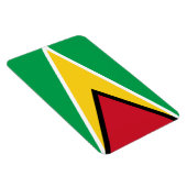 Magnet Flexible Drapeau de Guyana (Côté Droit)