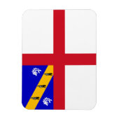 Magnet Flexible Drapeau de Herm (Vertical)