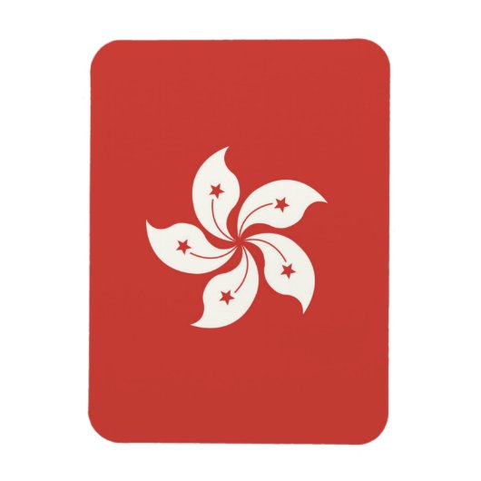 Magnet Flexible Drapeau de Hong Kong (Vertical)