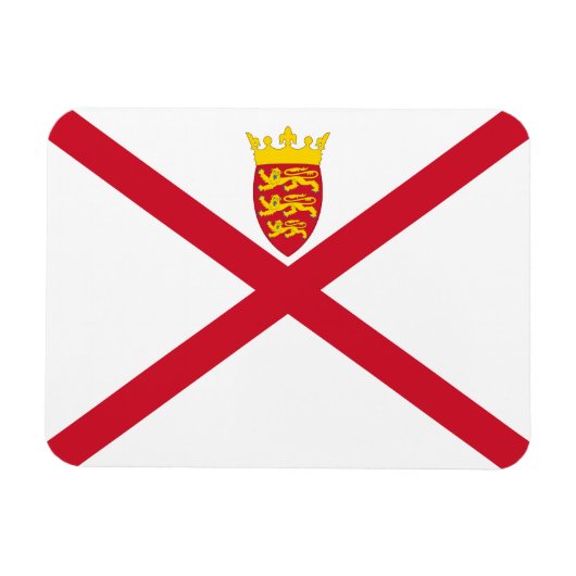 Magnet Flexible Drapeau de Jersey (Horizontal)