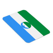 Magnet Flexible Drapeau de Kabardino-Balkarie (Côté Droit)