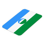 Magnet Flexible Drapeau de Kabardino-Balkarie (Côté Gauche)