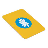 Magnet Flexible Drapeau de Kalmoukie (Côté Droit)