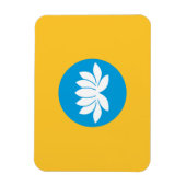 Magnet Flexible Drapeau de Kalmoukie (Vertical)