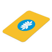 Magnet Flexible Drapeau de Kalmoukie (Côté Gauche)