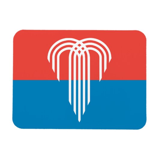 Magnet Flexible Drapeau de Kansas City (Missouri) (Horizontal)