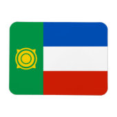 Magnet Flexible Drapeau de Khakassie (Horizontal)