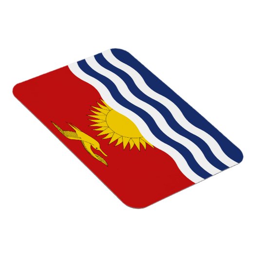 Magnet Flexible Drapeau de Kiribati (Côté Droit)