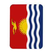 Magnet Flexible Drapeau de Kiribati (Vertical)