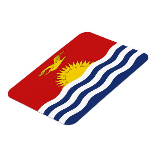 Magnet Flexible Drapeau de Kiribati (Côté Gauche)
