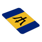 Magnet Flexible Drapeau de la Barbade (Côté Droit)