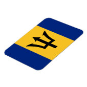 Magnet Flexible Drapeau de la Barbade (Côté Gauche)