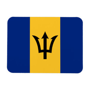 Magnet Flexible Drapeau de la Barbade patriotique