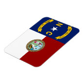 Magnet Flexible Drapeau de la Caroline du Nord (Côté Gauche)