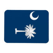 Magnet Flexible Drapeau de la Caroline du Sud (Horizontal)