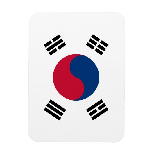 Magnet Flexible Drapeau de la Corée du Sud (Vertical)
