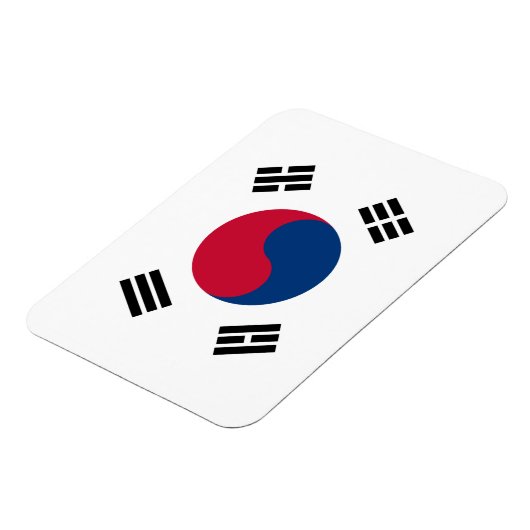 Magnet Flexible Drapeau de la Corée du Sud (Côté Gauche)